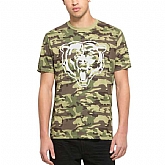 Men's Chicago Bears Fresh Team Logo Camo Short Sleeve T-Shirt FengYun,baseball caps,new era cap wholesale,wholesale hats